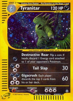 Tyranitar (H28), Aquapolis