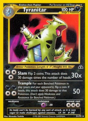 Tyranitar (31), Neo Discovery