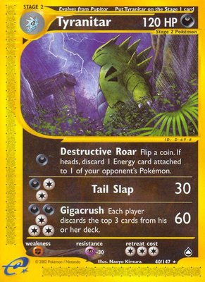 Tyranitar, Aquapolis