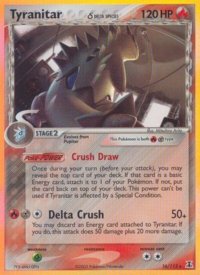 Tyranitar (Delta Species), EX Delta Species