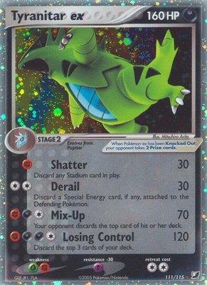 Tyranitar ex, EX Unseen Forces