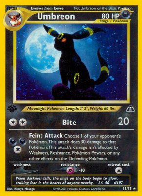 Umbreon (13), Neo Discovery