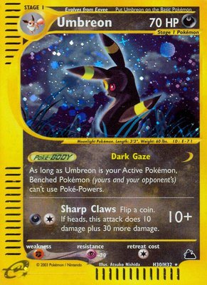 Umbreon (H30) H30/H32 from Skyridge