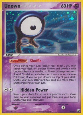 Unown (A), EX Unseen Forces