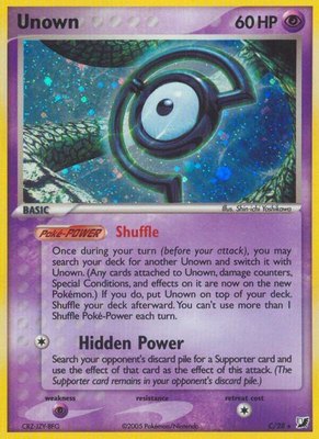 Unown (C), EX Unseen Forces