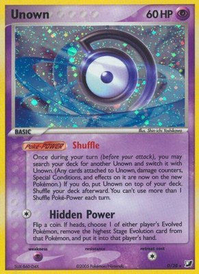 Unown (D), EX Unseen Forces