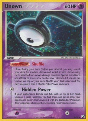 Unown (E), EX Unseen Forces