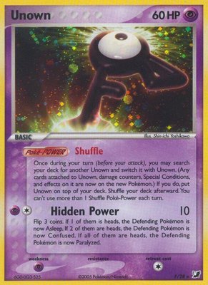 Unown (F), EX Unseen Forces