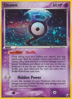 Unown (G), EX Unseen Forces