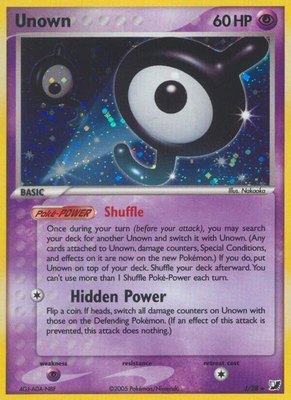 Unown (J), EX Unseen Forces