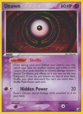 Unown (O), EX Unseen Forces