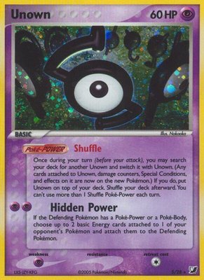 Unown (S), EX Unseen Forces
