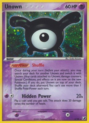 Unown (X), EX Unseen Forces