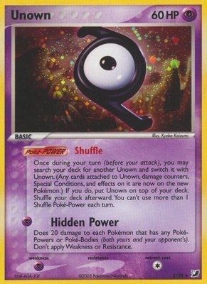 Unown (Z), EX Unseen Forces