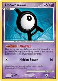 Unown [A], Diamond and Pearl