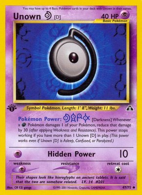 Unown [D], Neo Discovery