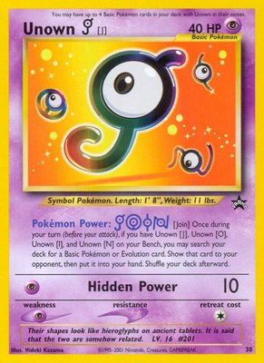 Unown [J], WoTC Promo