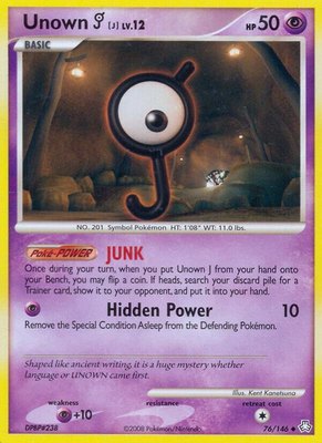 Unown (J), Legends Awakened
