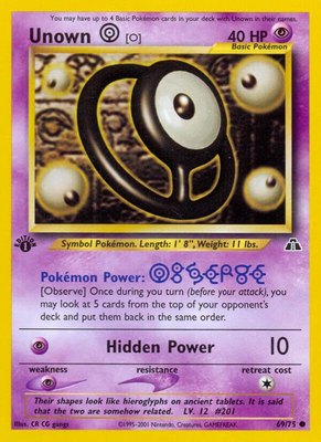 Unown [O], Neo Discovery