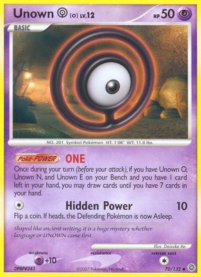 Unown [O], Secret Wonders