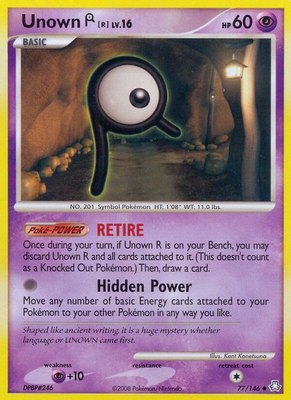 Unown (R), Legends Awakened