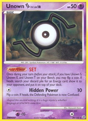Unown [S], Secret Wonders