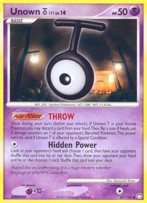 Unown [T], Mysterious Treasures