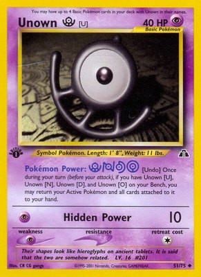 Unown [U], Neo Discovery