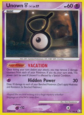 Unown (V), Legends Awakened