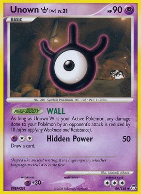Unown (W), Legends Awakened