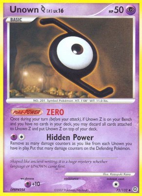 Unown [Z], Secret Wonders
