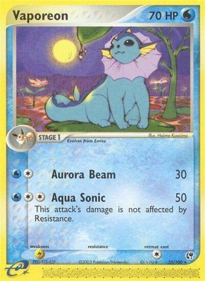 Vaporeon, EX Sandstorm