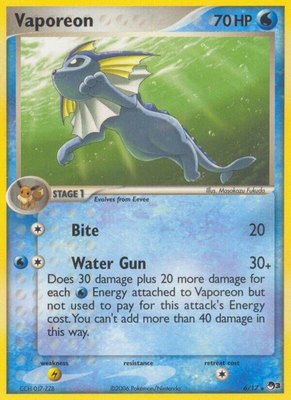 Vaporeon, POP Series 3