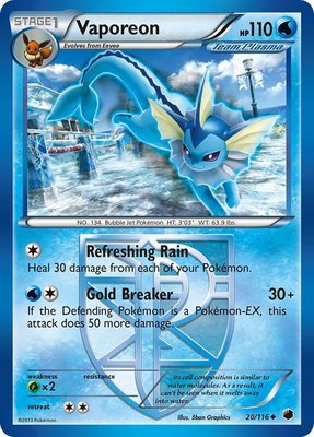 Vaporeon (Team Plasma), Plasma Freeze