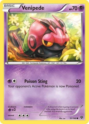 Venipede, XY Base Set