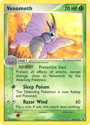 Venomoth, EX FireRed & LeafGreen
