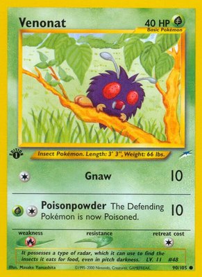 Venonat, Neo Destiny