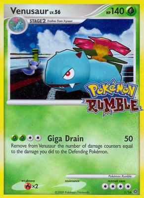 Venusaur, Rumble