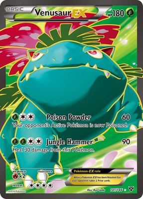 Venusaur EX (141 Full Art), XY Base Set