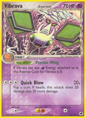 Vibrava (Delta Species), EX Dragon Frontiers