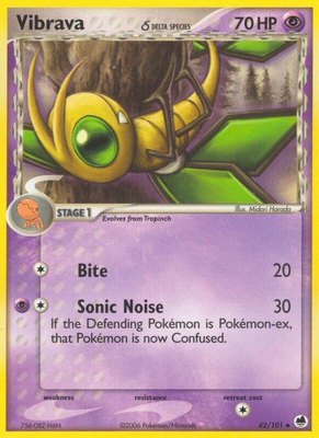 Vibrava (Delta Species), EX Dragon Frontiers