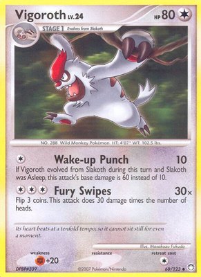 Vigoroth, Mysterious Treasures