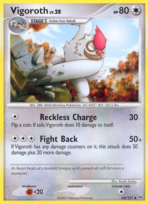 Vigoroth, Platinum