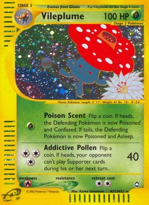 Vileplume (H31), Aquapolis