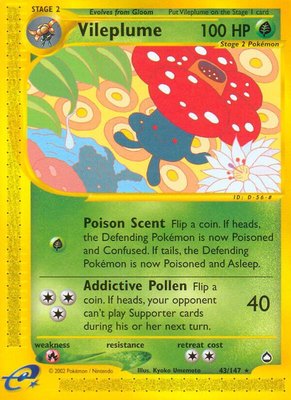 Vileplume, Aquapolis