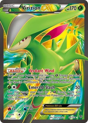 Virizion EX (Full Art), Plasma Blast