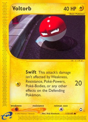 Voltorb (115), Aquapolis