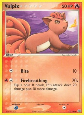 Vulpix, EX Emerald