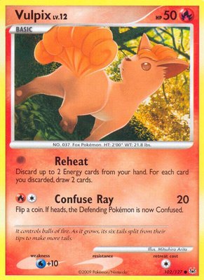 Vulpix, Platinum