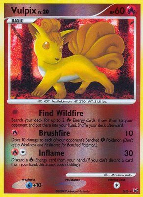 Vulpix (Shiny), Platinum
